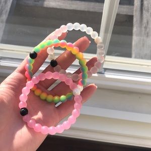 3 Silicon Lokai Bracelets